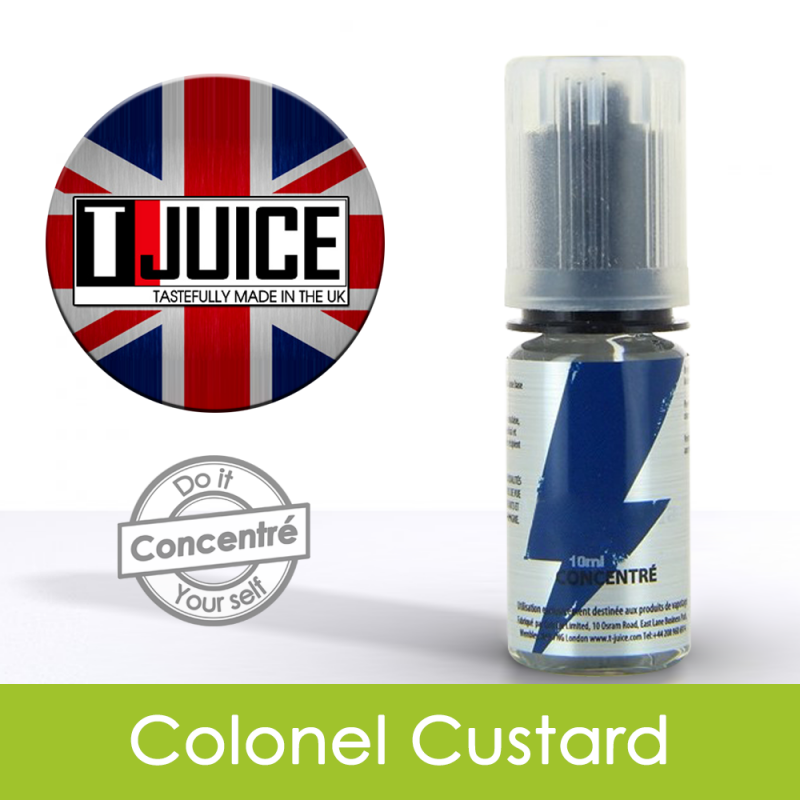 Eliquide Concentré Colonel Custard Tjuice Eliquide Concentré Colonel Custard Tjuice