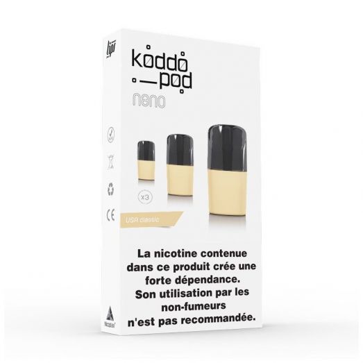 Cigarette électronique Recharge Koddopod Nano - Koddopod Cigarette électronique Recharge Koddopod Nano - Koddopod