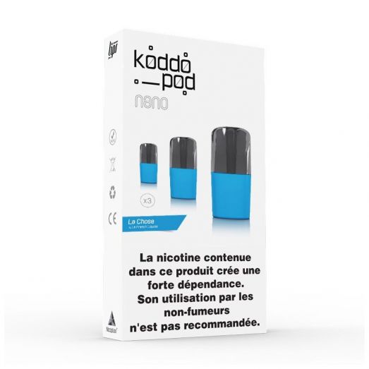 Cigarette électronique Recharge Koddopod Nano - Le French Liquide Cigarette électronique Recharge Koddopod Nano - Le French Liquide