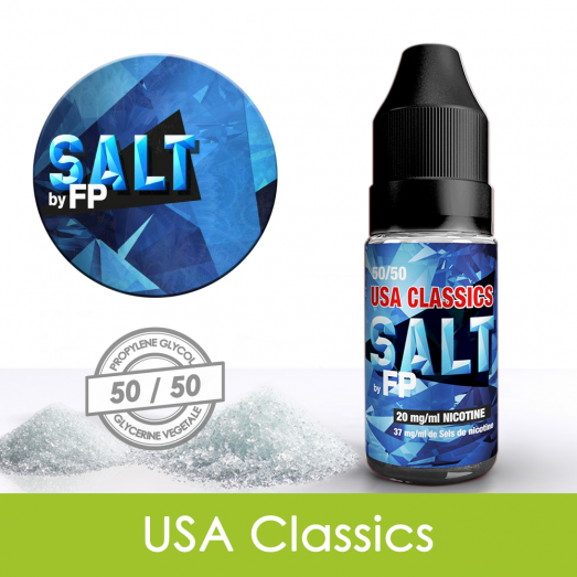 Eliquide sels de nicotine USA classics Salt by FP : 5,31 € Eliquide sels de nicotine USA classics Salt by FP : 5,31 €