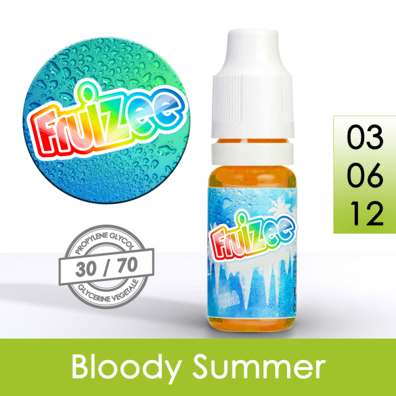e liquide bloody summer E liquide Bloody Summer Fruizee, e liquide saveurs bonbon au fruits rouges  et raisin main image 1