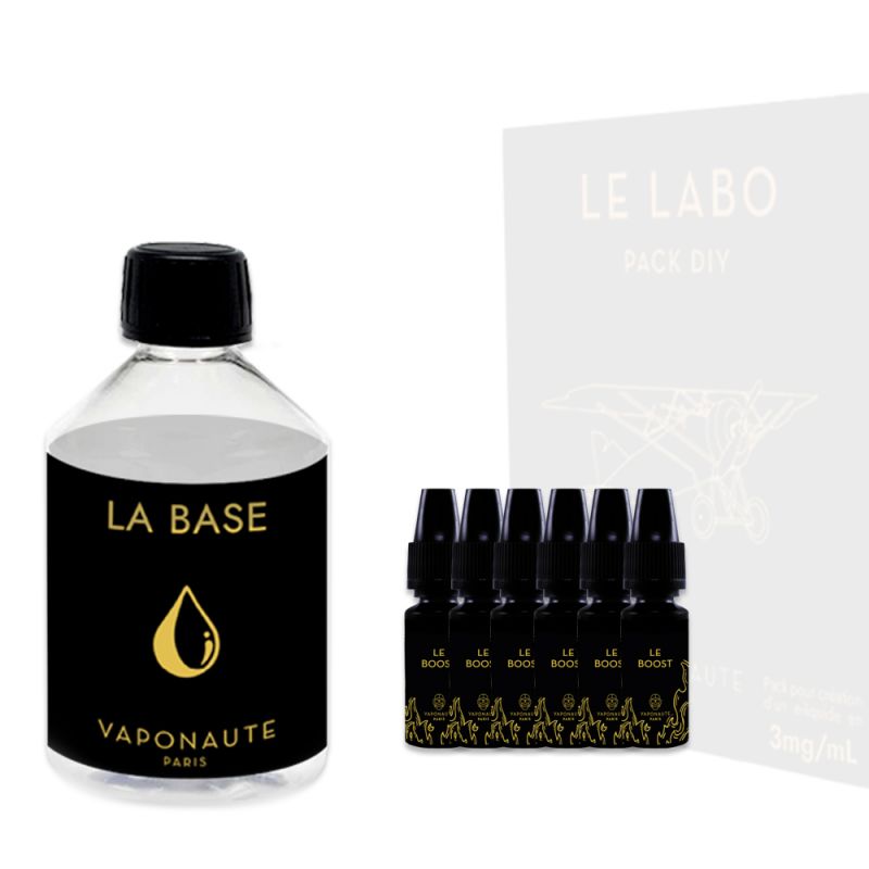 Eliquide Pack DIY 310ml 3mg MX Lab