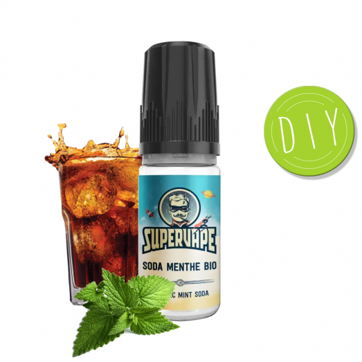 Eliquide Arôme Soda Menthe Bio Supervape Eliquide Arôme Soda Menthe Bio Supervape