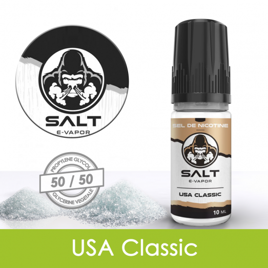 Eliquide sels de nicotine USA Classic Salt E-Vapor : 6,21 € Eliquide sels de nicotine USA Classic Salt E-Vapor : 6,21 €