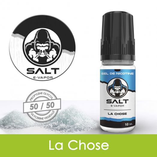 Eliquide sels de nicotine La Chose Salt E-Vapor : 6,21 € Eliquide sels de nicotine La Chose Salt E-Vapor : 6,21 €