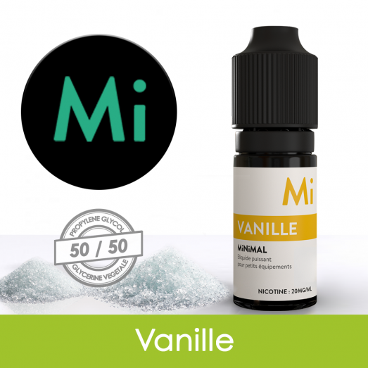 Eliquide sels de nicotine Vanille Minimal : 6,21 € Eliquide sels de nicotine Vanille Minimal : 6,21 €