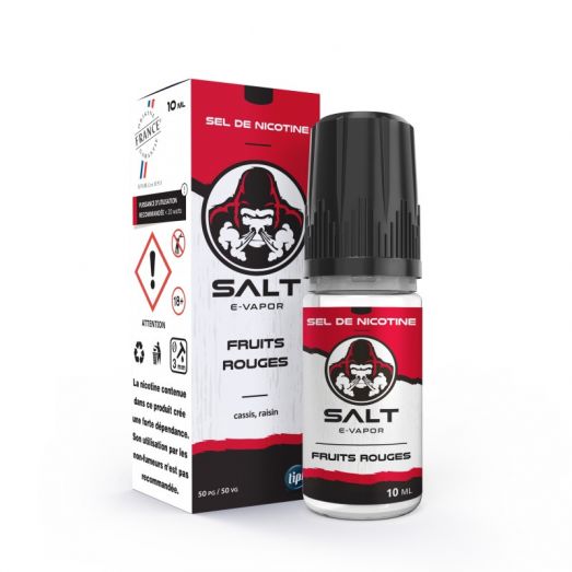 Eliquide sels de nicotine Fruits Rouges Salt E-Vapor : 6,21 €