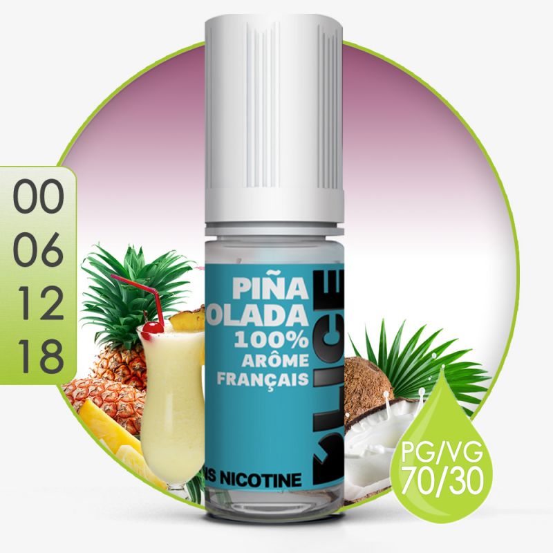 Eliquide Pia Colada DLICE  partir de 4,13  livr