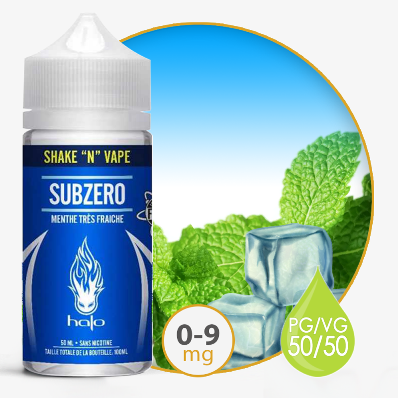 Eliquide Sub Zero 50ml Halo  partir de 20,32  livr