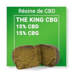 Résine CBD - The King CBG Nature & CBD