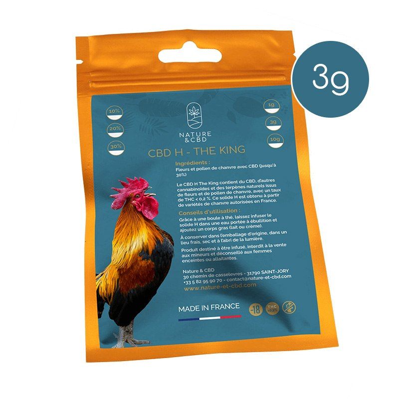 Résine CBD - The King CBG - Nature & CBD