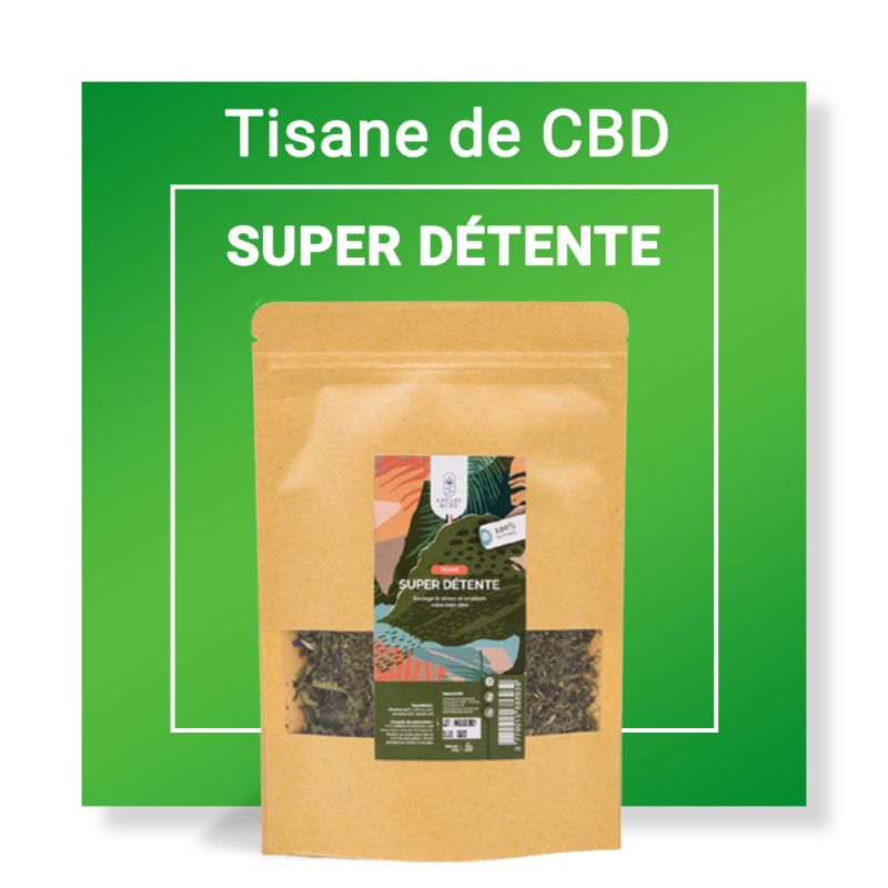 Tisane CBD - Super détente Nature & CBD : 9,90 € ➤ Livré