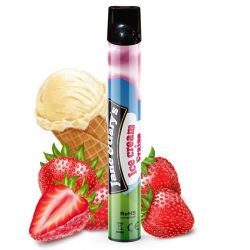 Vape Pen Ice Cream Fraise Wpuff - Liquideo