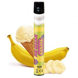 Vape Pen Ice Cream Banane Wpuff - Liquideo