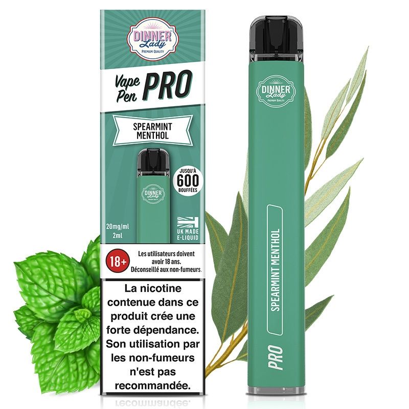 Vape Pen Spearmint Menthol - Dinner Lady