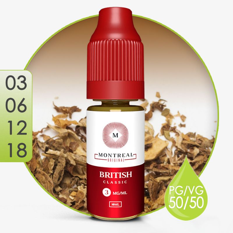 Eliquide British Classic Montral Original  partir de 4,72