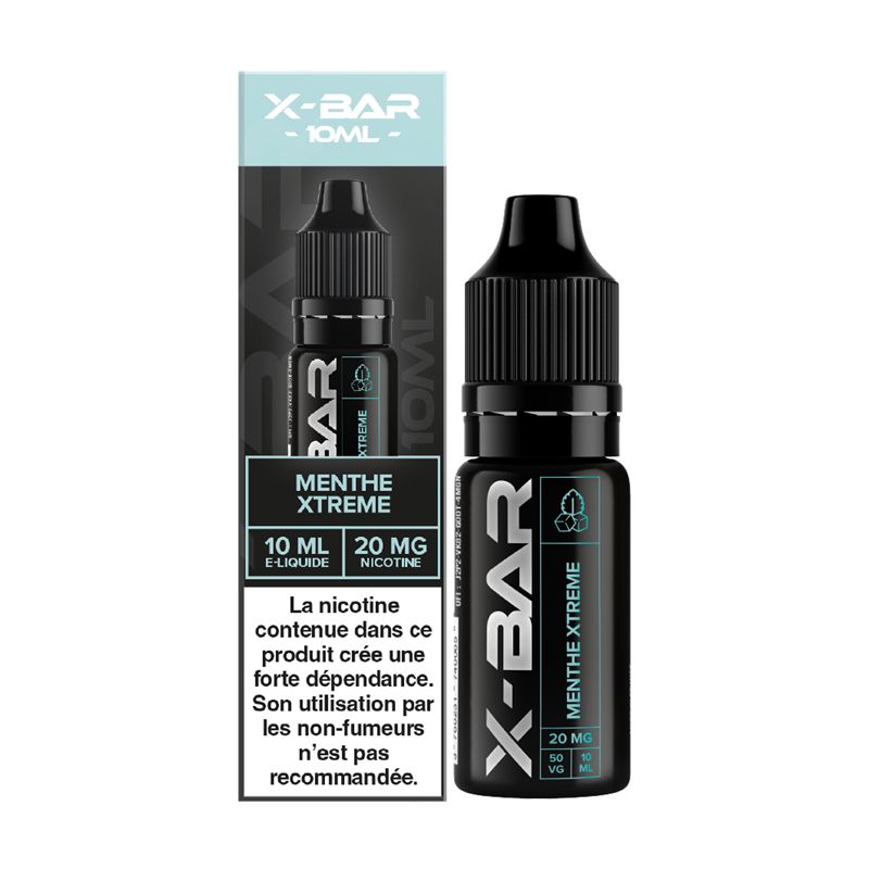 Eliquide sels de nicotine Menthe Xtreme X-Bar : 5,31 €