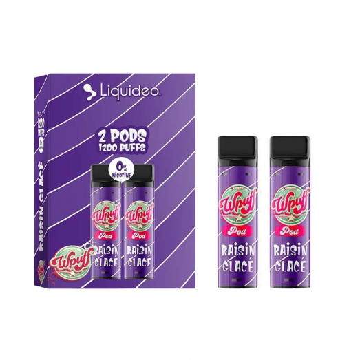 Recharges Raisin Glacé Wpuff 1800 - Wpuff - Liquideo