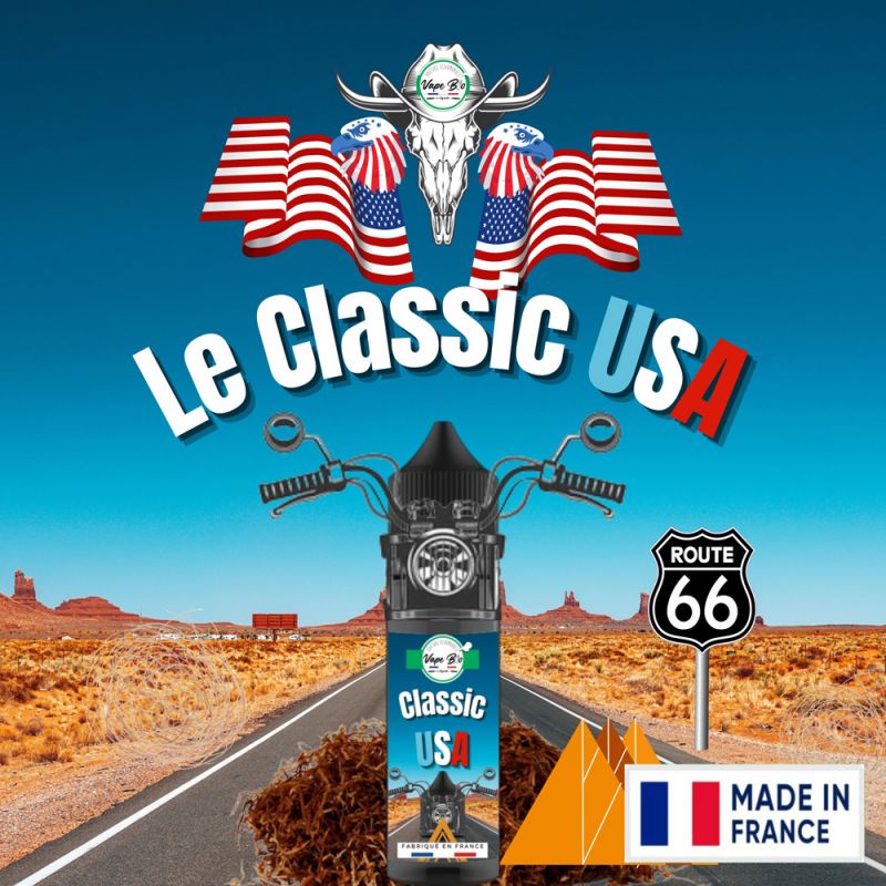 Eliquide Classic USA 50ml Vape Bio