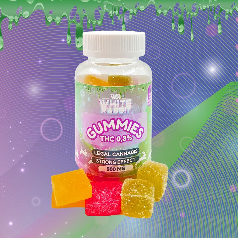 Gummies THC 500mg - White Rabbit