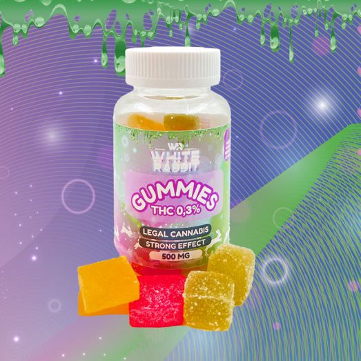 Gummies THC 500mg - White Rabbit
