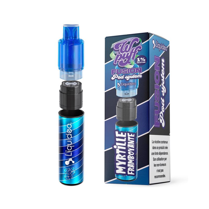 Kit Myrtille Framboyante Wpuff Liquideo : 17,96  livr