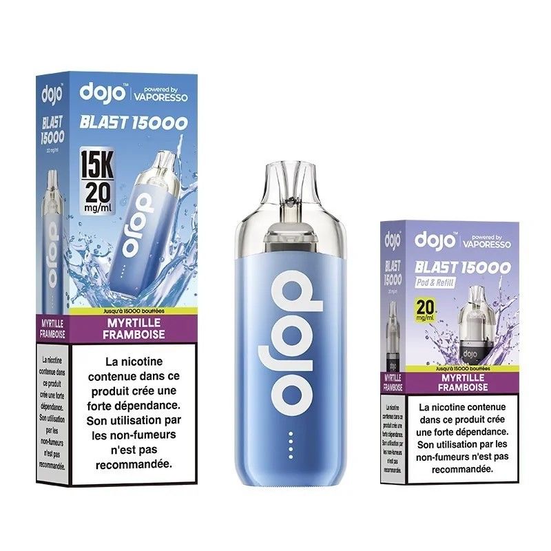 Kit Myrtille Framboise Blast - Dojo - Puff Vaporesso