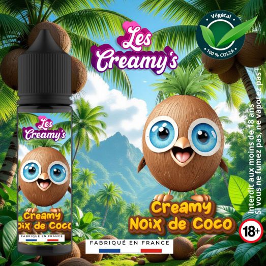 Eliquide Creamy Noix de Coco 50ml Vape Bio