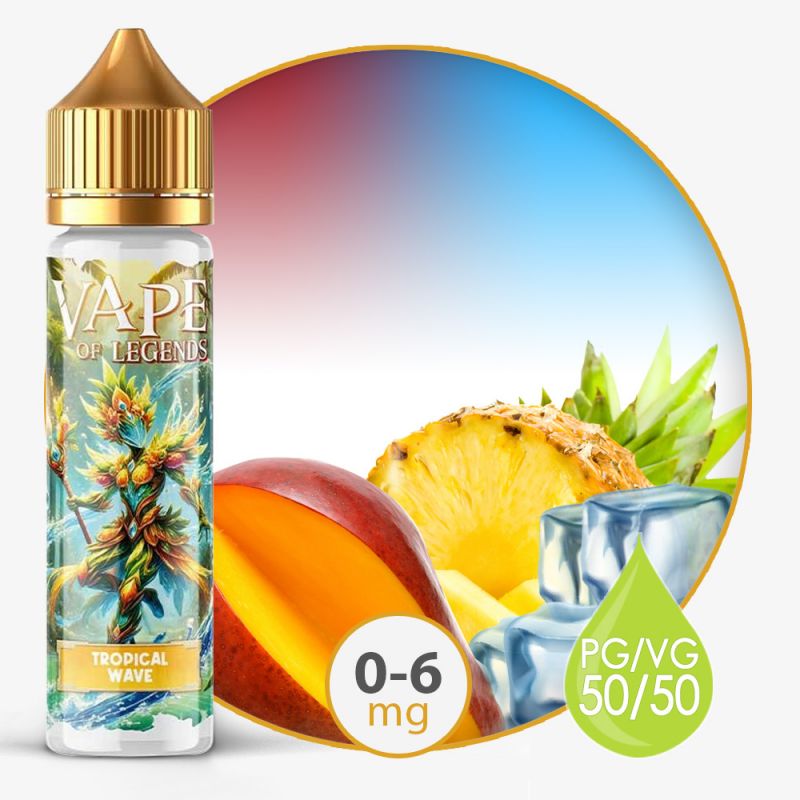 elfbar nachfüll pod läuft aus Eliquide Tropical Wave 50ml Vape of Legend à partir de 16,91 €