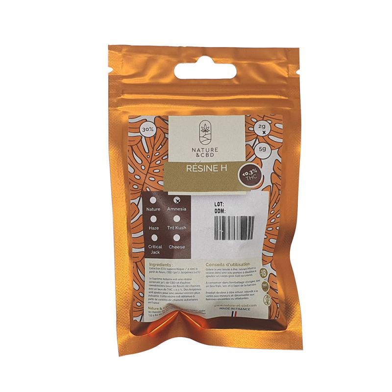 Résine CBD - Le Marocain THCX - Nature & CBD
