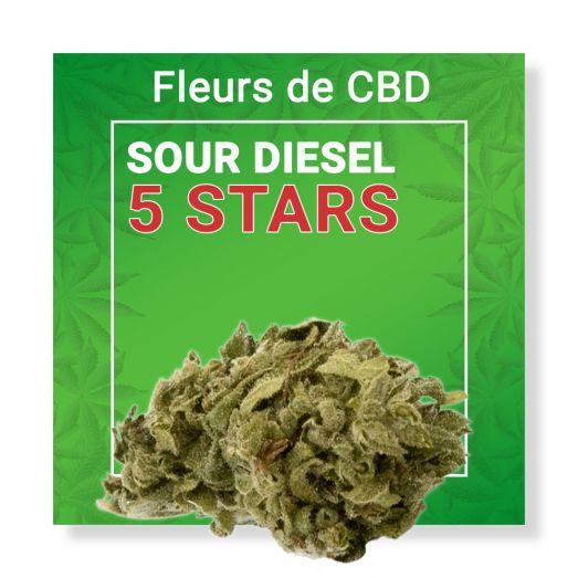 Fleur CBD - Sour Diesel 5 Stars - Nature & CBD Fleur CBD - Sour Diesel 5 Stars - Nature & CBD
