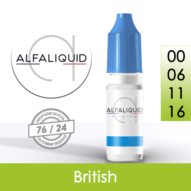 Eliquide British Alfaliquid Eliquide British Alfaliquid