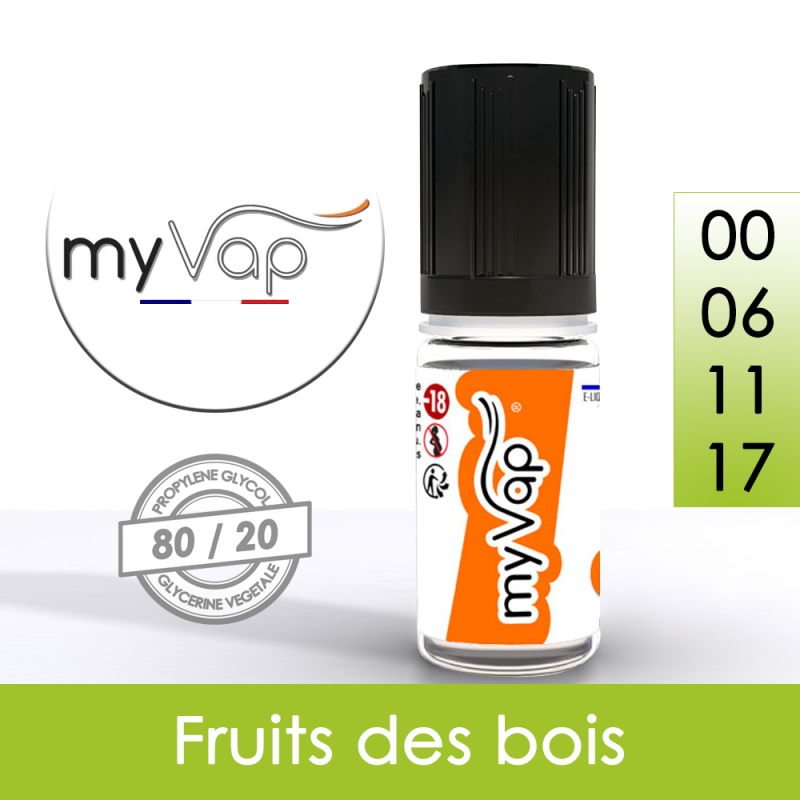 Eliquide Fruit des bois myVap Eliquide Fruit des bois myVap