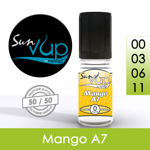 Eliquide Mango A7 - Sunvap Eliquide Mango A7 - Sunvap